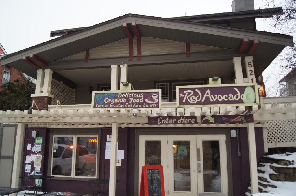 The Red Avocado stands on its last day open, Sunday January 22nd, 2012
