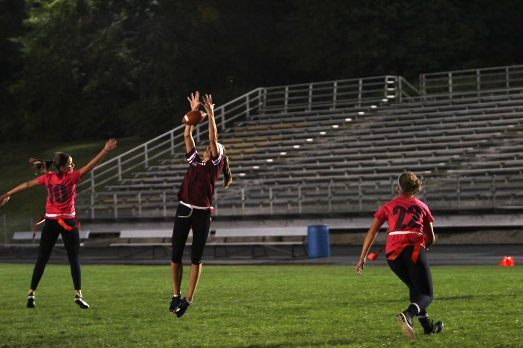 Powderpuff football from 2013.