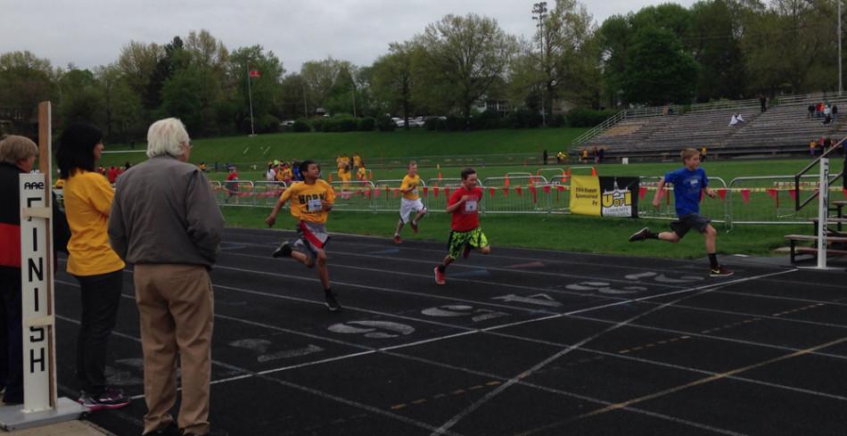 Elementary Students Participate in Track & Field Day
