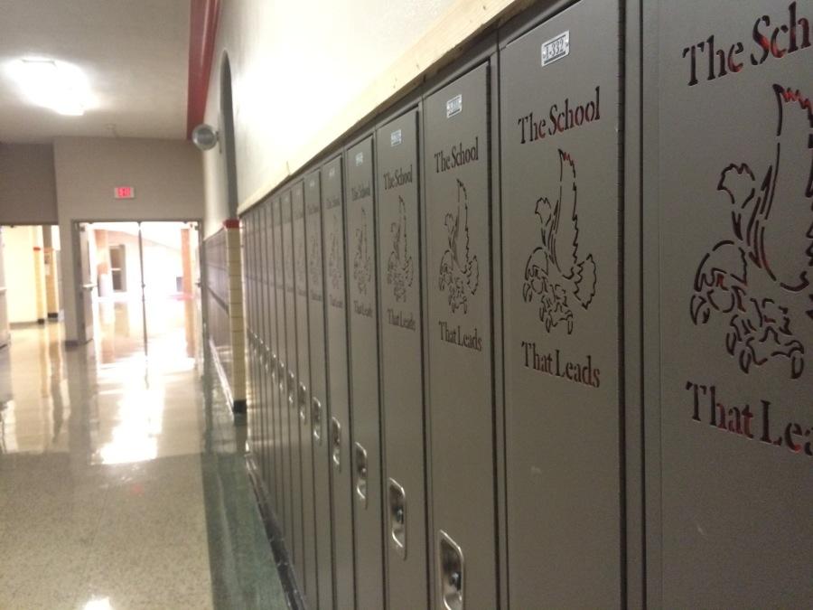 New lockers, chosen by Scott Jesperson, Assistant Principal, have been installed on the first floor