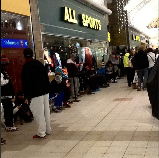 Scheels Line for Jordans