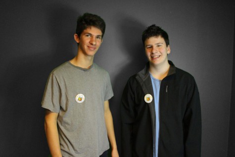 Rasmus Schlutter '17 and Joey Wideman '16 both support Best Buddies.