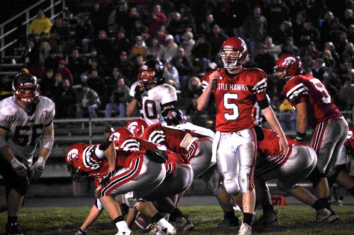 Andrew McNulty plays Linn-Mar in the quarterfinals for City High in 2010 in route to the state championship game.  McNulty was 46-2 as a Little Hawk.