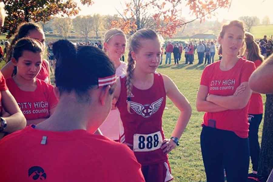 Girls Cross Country Gets Third At IMS