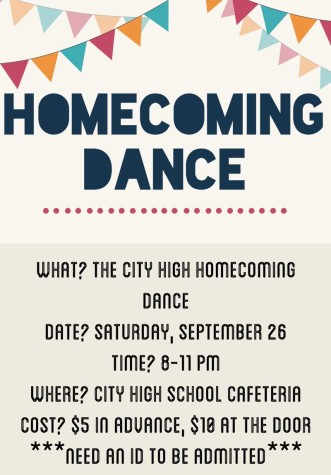 Information about the upcoming 2015 Homecoming Dance