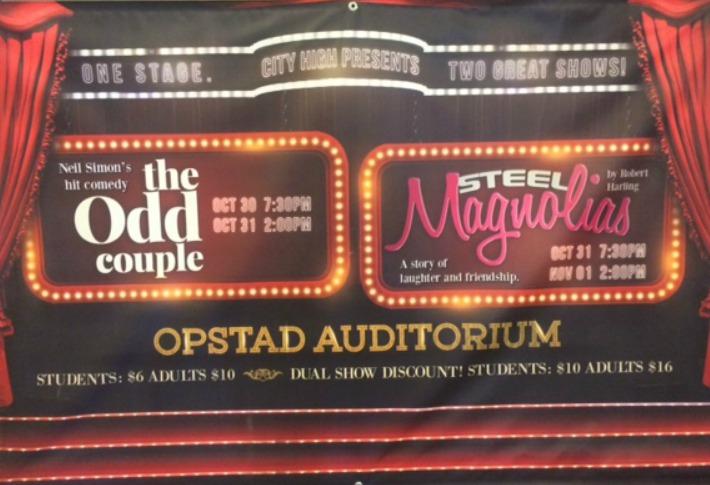 The Odd Couple and Steel Magnolias Fall Play Tickets Now Available