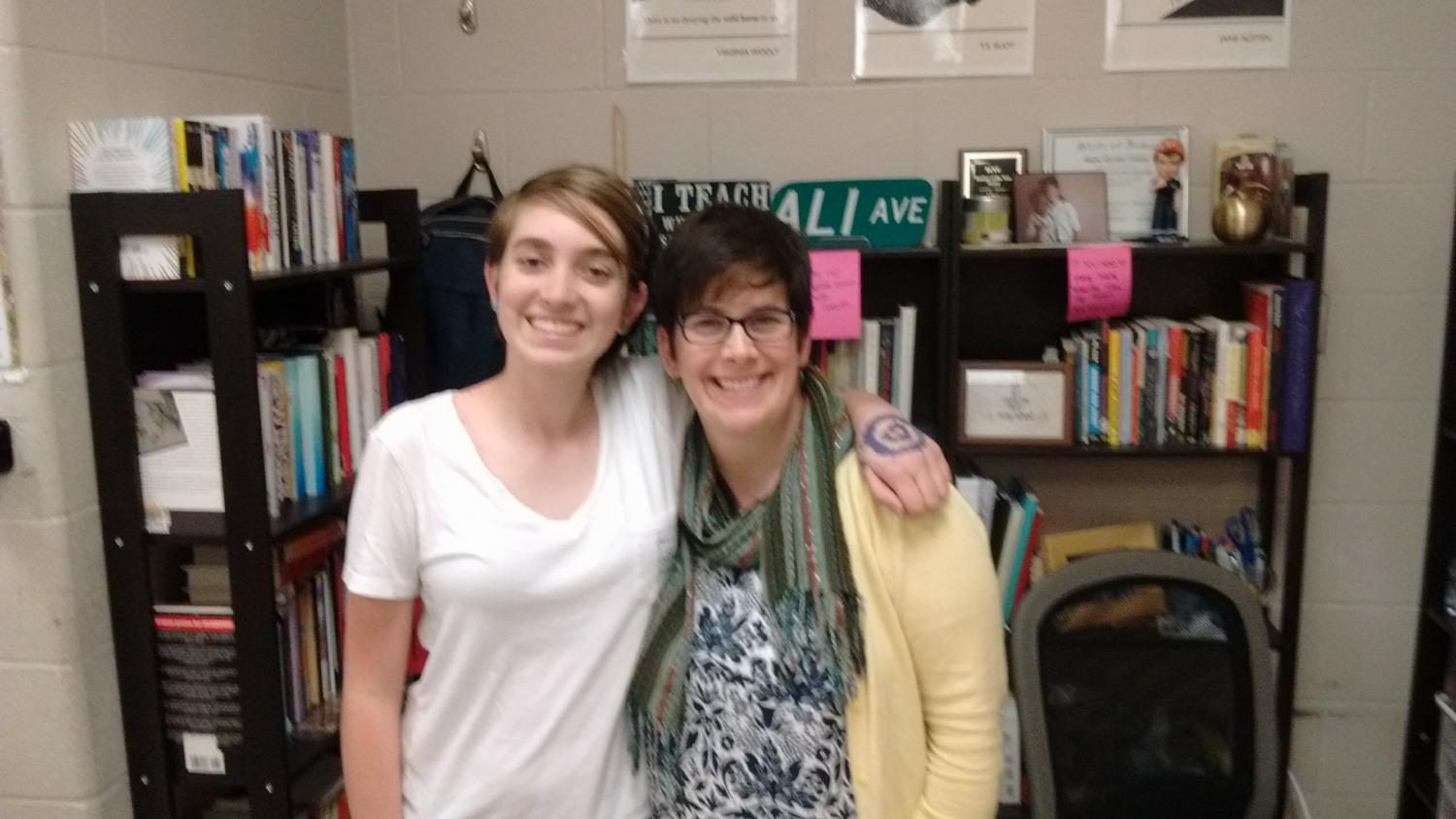 Lizzi Ayers and Mrs. Borger-Germann