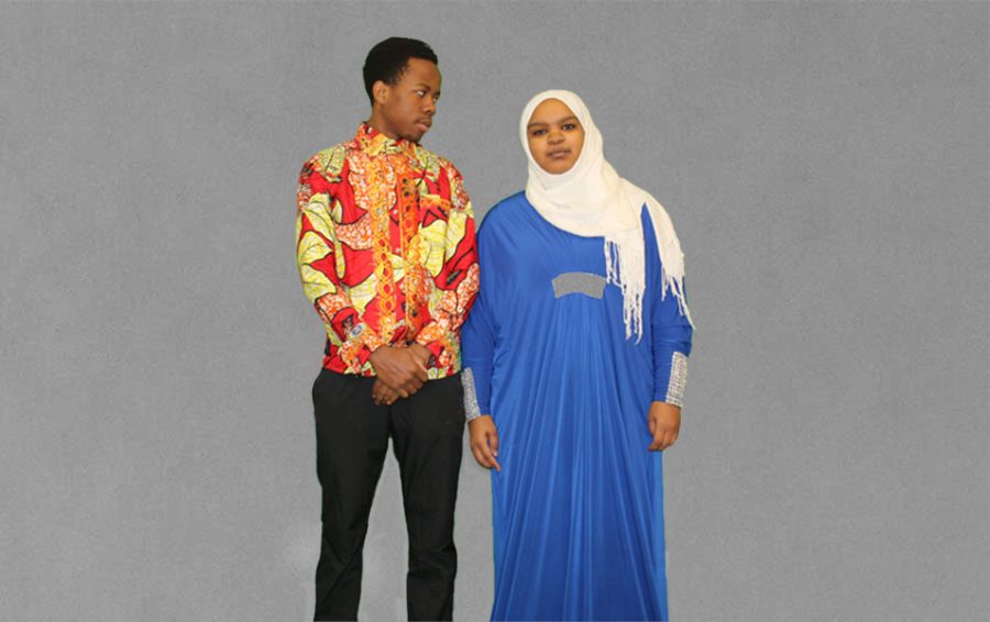 Olivier Shabani 19 (left) and Salwa Sidahmed 19 