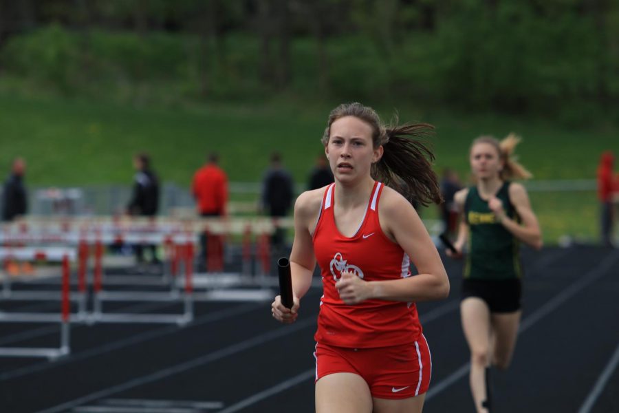 Anna Lindower 19 competes in the 2017 Forward Coleman Relays. She will do so again this Thursday the 19th. 