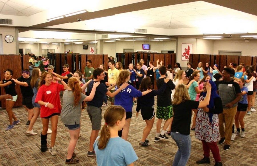 Students dance as the event winds down.
Photo courtesy of April Wilson