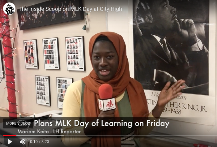 Mariam Keita reports on City High's MLK Day plans.