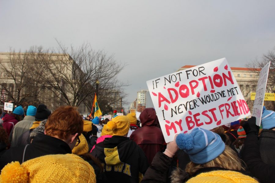 Anti-Abortion marchers at the 2019 March for Life