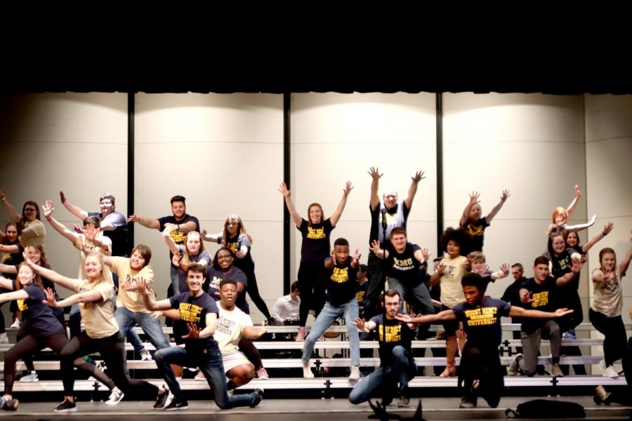 Mount Mercy came to City High to show off their Jazz and Show Choir. 