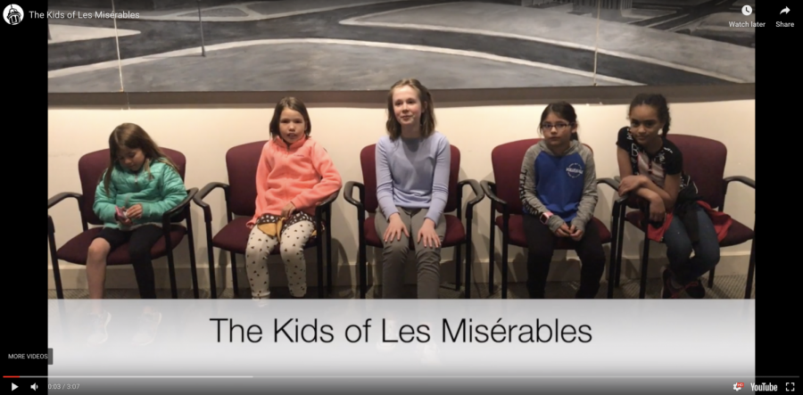 The children of Les Miserables were chosen from over fifty auditions.