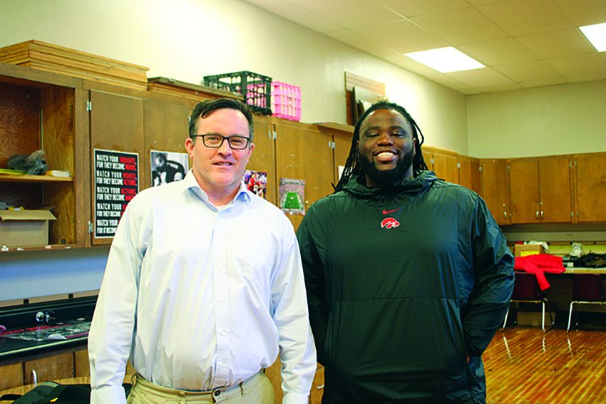 Student Advisory Center Leaders Doug Hammill and Ja’Korey Walker.