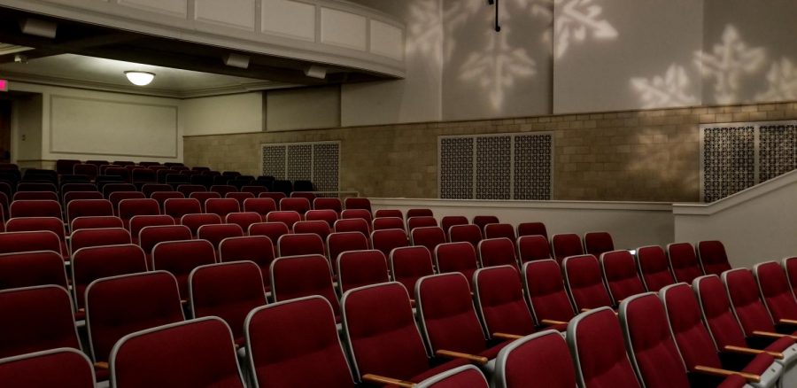 Opstad Auditoriums seats will remain empty this fall due to COVID-19.