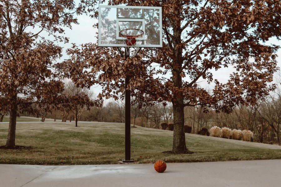 More and more public basketball courts are found empty with temperatures dropping and cases rising. Like this one, more home courts and nets are being used.