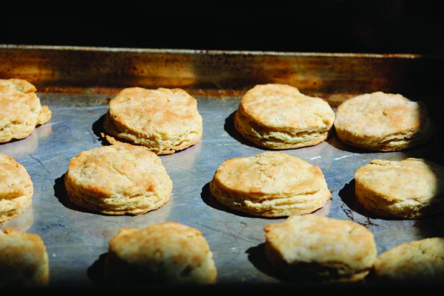 These+buttermilk+biscuits+are+flaky+and+flavorful+-+perfect+for+any+occasion.+