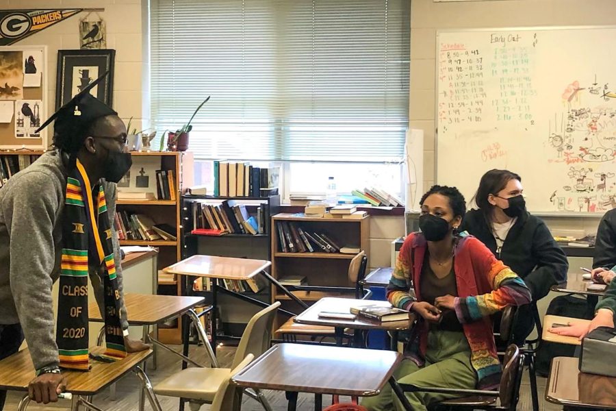 Mr. Shamari Scott teaches the new African-American Literature class at City High.
