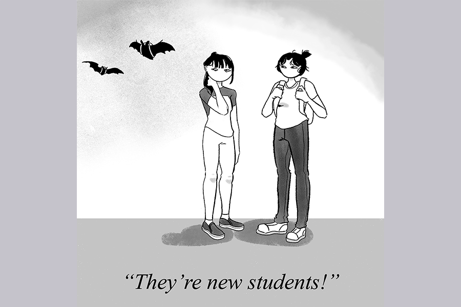 The Bats At Opstad, Opinion Cartoon