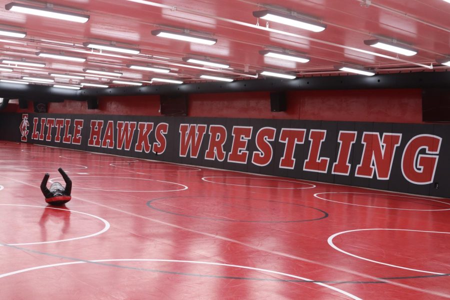 City Highs new and improved wrestling room, where champions are trained.