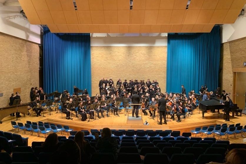 Band, orchestra, and choir students travelled to England over spring break