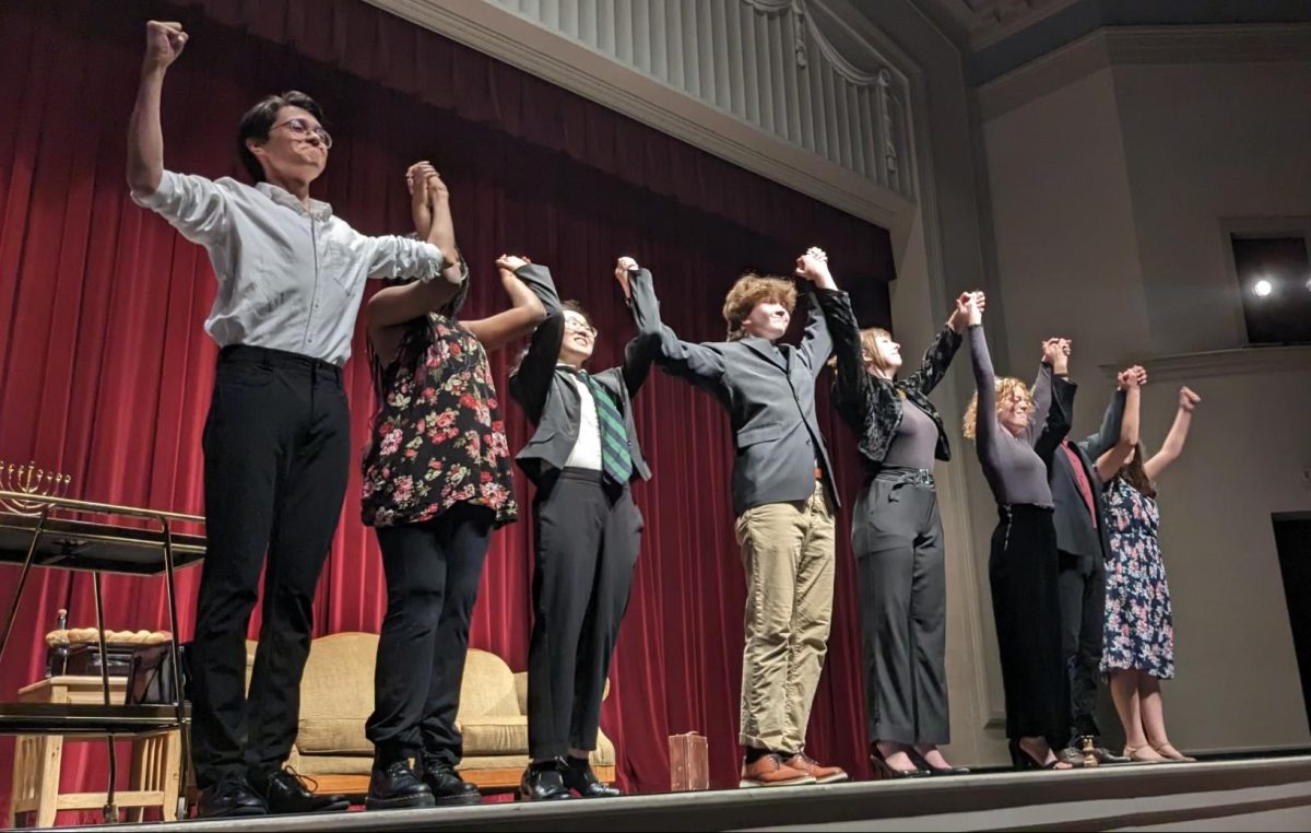 Students take a bow after SMAC’s Spring Showcase last spring