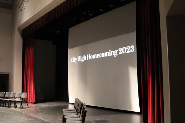 Beginning Slide for the 2023 City High Homecoming Presentation