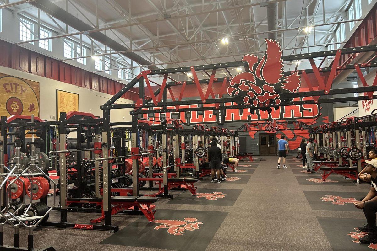 The City High Fitness and Wellness Center where coaches visited