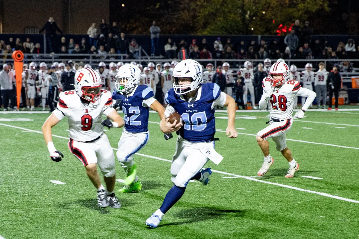 Jackson Grabinski played for Depaul Catholic in 2025.  He is a dual threat quarterback that will be playing for City High in 2026. Photo courtesy of Jackson Grabinski.