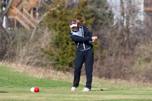 Schultz joined the golf team this spring as part of her exchange year.