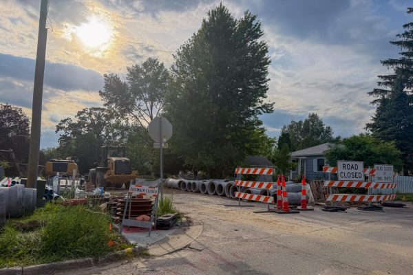 Court Street Reconstruction continues at Court Street and Fourth Avenue.